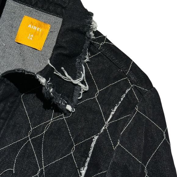 $1,700 Exposed chain link stitch trucker jacket - Picture 2 of 5